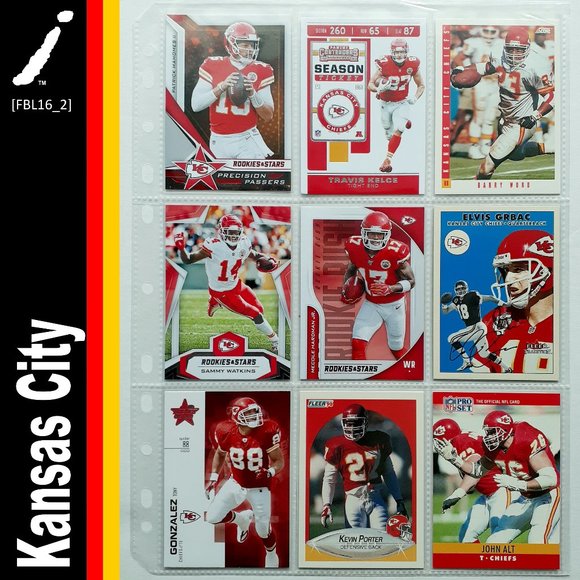 NFL Other - Kansas City Chiefs 9 Card Lot [FBL16_2]